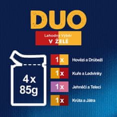 Felix Fantastic DUO mesna izbira v želeju, 48 x 85 g