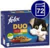 Felix Fantastic DUO mesna izbira v želeju z zelenjavo, 72 x 85 g