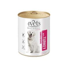 4VETS NATURAL SIMPLE RECIPE s puranom 800g konzerva za pse