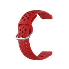 BStrap Silicone Dots pašček za Garmin Venu 2S, red