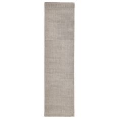 Vidaxl Preproga naravni sisal 66x250 cm peščena