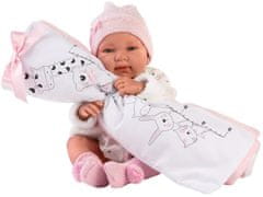 Llorens M843-28 oblačila za punčko NEW BORN, velikost 43-44 cm