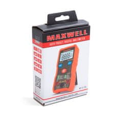 MAXWELL Avtomatski multimeter z LCD zaslonom na baterije