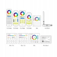 MiBoxer LED sijalka Mi-Light E27 9W RGB + CCT