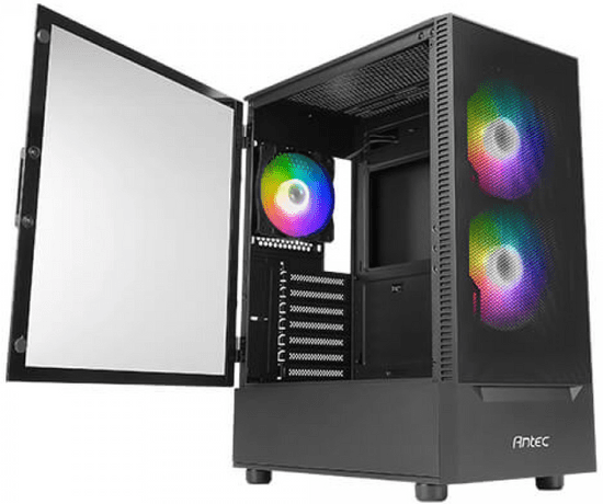 Antec NX410 ohišje, RGB, črno