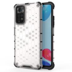 slomart honeycomb case armored cover z gel okvirjem za xiaomi redmi note 11s / note 11 transparent