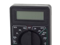 Silver LCD digitalni elektronski tokovni multimeter