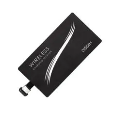 Northix Adapter Qi - sprejemnik za brezžični polnilnik za USB-C - črn 
