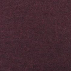 Vidaxl Podnožje, vijolična barva, 78x56x32 cm, oblazinjeno s tkanino