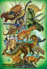 EuroGraphics Puzzle Rastlinojedi dinozavri 100 kosov