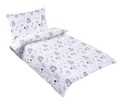 Otroško posteljno perilo iz bombaža Agata - 90x135, 45x60 cm - Animal