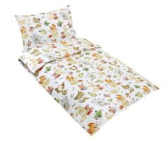 Otroška posteljnina iz bombaža Agata - 90x135, 45x60 cm - Gozdna žival