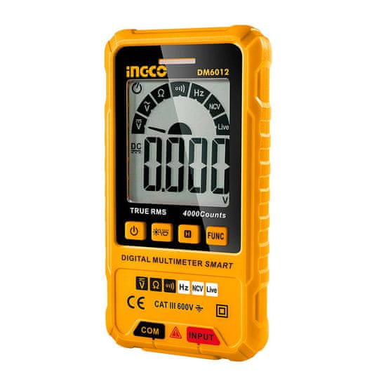 INGCO LCD digitalni univerzalni multimeter LED svetilka