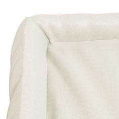 Vidaxl Pasja postelja, bež, 89x75x19 cm, tkanina Oxford
