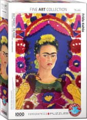 EuroGraphics Puzzle Portret Fride Kahlo v okvirju 1000 kosov