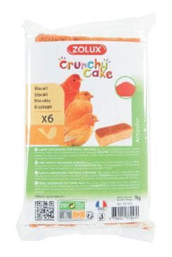 Zolux Piškotki ptica CRUNCHY CAKE ACTICOLOR 6ks 75g