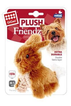 GiGwi Igrača pes Plush Friendz zajček rjav pliš