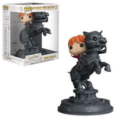 Funko POP! Movie Moment: Harry Potter S5 figura, Ron riding chess piece #82