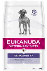 Eukanuba veterinarska dieta za pse z občutljivo kožo Dermatosis, 5 kg