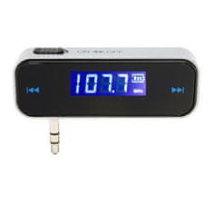 Northix FM oddajnik z LCD zaslonom 