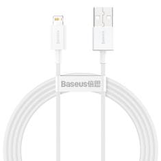 BASEUS Superior kabel USB - Lightning 2,4A 1,5 m bel (CALYS-B02)