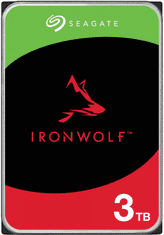 Seagate IronWolf NAS trdi disk, 3 TB, SATA, 256 MB (ST3000VN006)