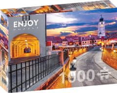 ENJOY Puzzle Mali kvadrat, Sibiu, Romunija 1000 kosov