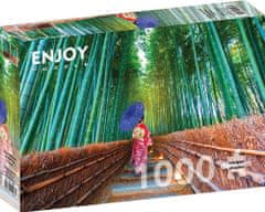ENJOY Puzzle Azijka v bambusovem gozdu 1000 kosov