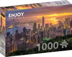 ENJOY Puzzle Hong Kong ob zori 1000 kosov