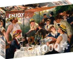 ENJOY Puzzle Auguste Renoir: Zajtrk veslačev 1000 kosov