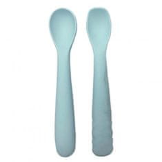 Bo Jungle silikonske žlice B-Spoon Shape 2ks Pastel Blue