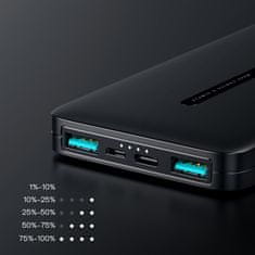 Joyroom Powerbank 10000mAh 5V 2,1A 2x USB micro USB USB-C črn