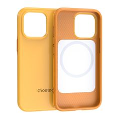 slomart choetech mfm prevleka proti padcem za iphone 13 pro max oranžna (pc0114-mfm-ye)