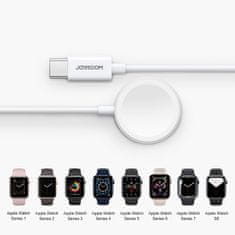 Joyroom indukcijski polnilni kabel za Apple Watch 1,2 m, bel (S-IW004)