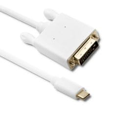 Qoltec displayport alternativni način | usb 3.1 tip c moški | dvi moški | 4k | 2m