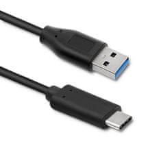 Qoltec kabel usb 3.1 tip c moški | usb 3.0 a moški | 1,5 m