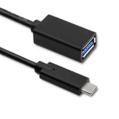 slomart kabel usb 3.1 tip c moški | usb 3.0 tip a ženski | 0,25 m