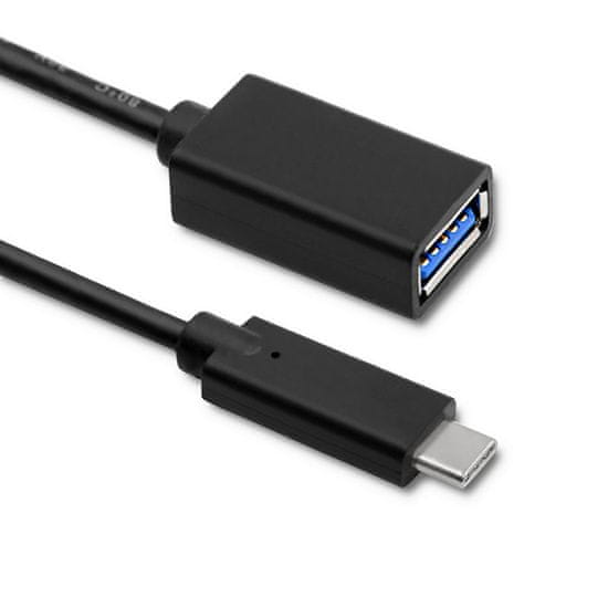 slomart kabel usb 3.1 tip c moški | usb 3.0 tip a ženski | 0,25 m