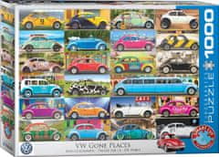 EuroGraphics Puzzle Volkswagen Beetle na cesti 1000 kosov