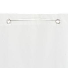 Greatstore Balkonsko platno belo 120x240 cm tkanina Oxford