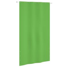 Greatstore Balkonski paravan, svetlo zelene barve, 140x240 cm, tkanina Oxford