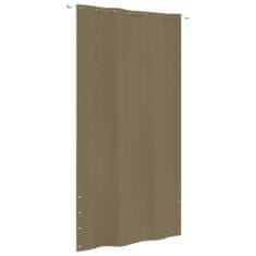 Vidaxl Balkonsko platno taupe 140x240 cm tkanina Oxford