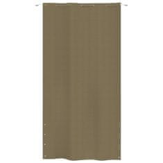 Vidaxl Balkonsko platno taupe 140x240 cm tkanina Oxford