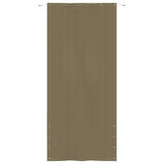 Vidaxl Balkonsko platno taupe 120x240 cm tkanina Oxford