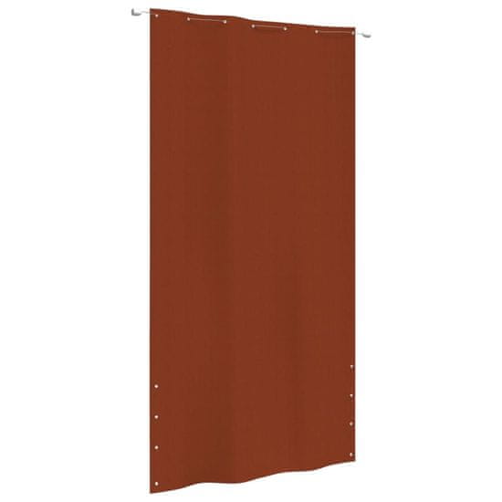 Greatstore Balkonsko platno terakota 140x240 cm tkanina Oxford