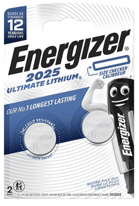 Energizer Ulitmate Lithium baterija CR2025