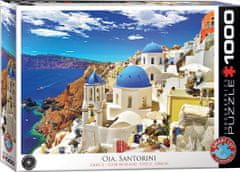 EuroGraphics Puzzle Oia, Santorini, Grčija 1000 kosov