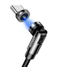 Joyroom magnetický kabel USB / USB-C 2.4A 1.2m, črna