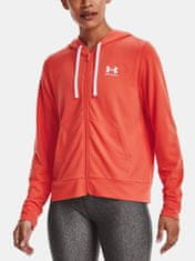 Under Armour Pulover Rival Terry FZ Hoodie-ORG XS