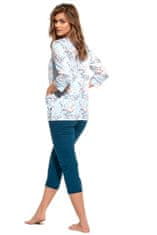 Cornette Ženska pižama, svetlo modra, 3 XL